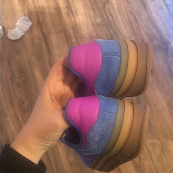 Adidas Gazelle Women's Blue and Purple Sneakers - Picture 4 of 6